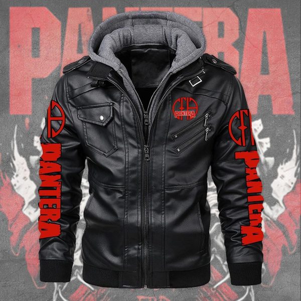 Pantera 2D Hooded Leather Coat - TANTN 3285