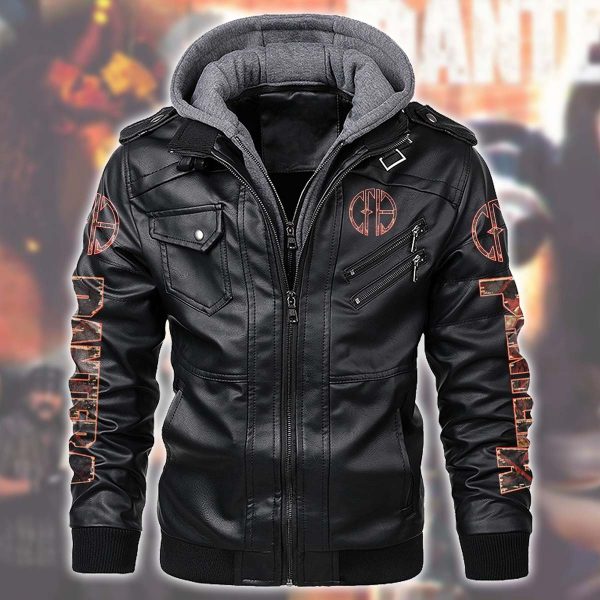 Pantera 2D Hooded Leather Coat - TANTN 3286