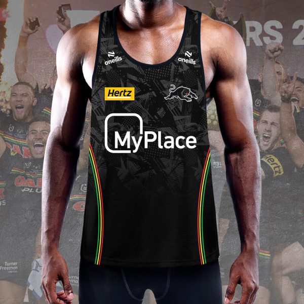 Penrith Panthers Y-Back Muscle Tank Top - TANTN 3242