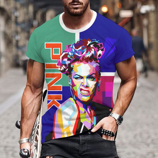 P!nk 3D T-Shirt - VANDH 1614