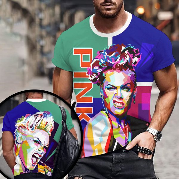 P!nk 3D T-Shirt - VANDH 1614