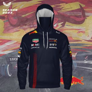 Red Bull Racing F1 3D Hoodie With Mask - TANTN 3391