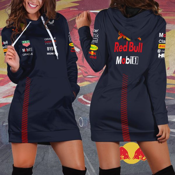 Red Bull Racing F1 3D Hoodie Dress - TANTN 3392