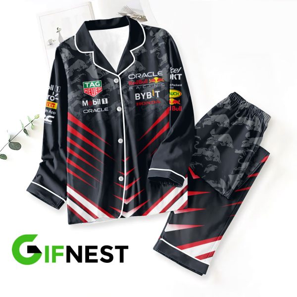 Red Bull Racing F1 Button Down Pajamas Set – HOATTT 3917