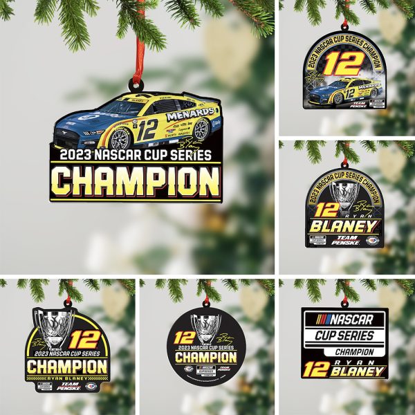 6pcs Ryan Blaney x Team Penske Custom Shape 1-sided Acrylic Ornament - TANTN 3092