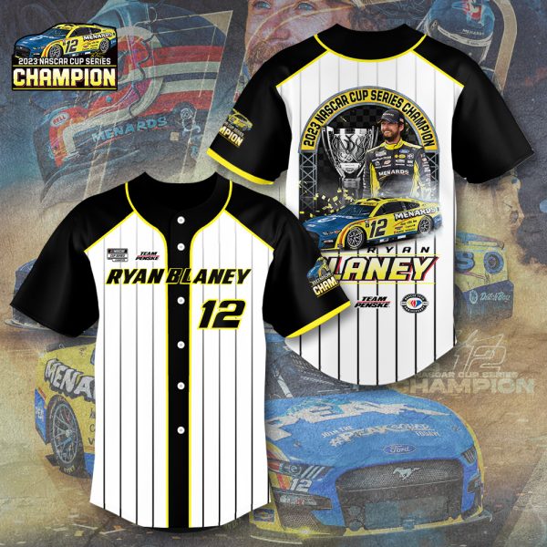 Ryan Blaney x Team Penske Baseball Jersey - TANTN 3196