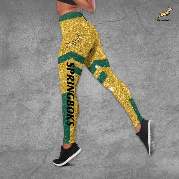 South Africa National Rugby Union Team Springboks Hollow Tank Top Leggings - TANTN 3213