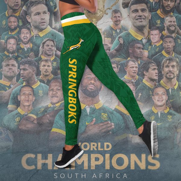 South Africa National Rugby Union Team Springboks Hollow Tank Top Leggings - TANTN 3214