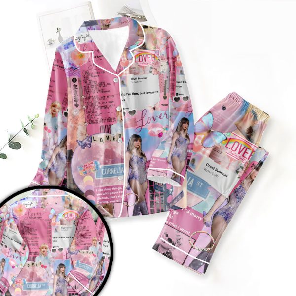 Taylor Swift Button Down Pajamas Set – TANTN 3041