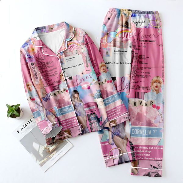 Taylor Swift Button Down Pajamas Set – TANTN 3041