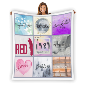 Taylor Swift Flannel Blanket - MAITM 4925