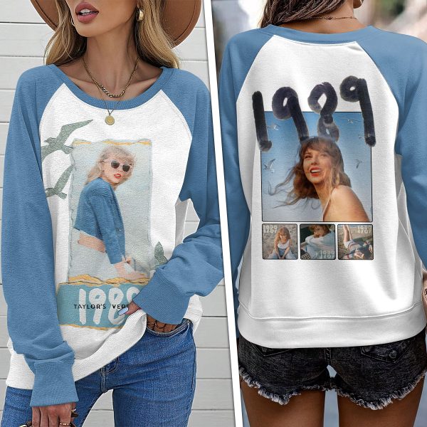 Taylor Swift Round Neck Raglan Sleeve Sweatshirt – HOATT 3857