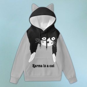 Taylor Swift 3D Hoodie With Decorative Ears - VANDH 1740