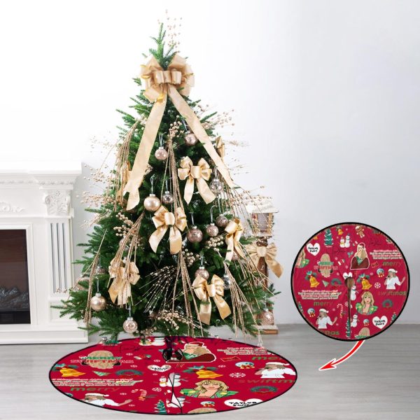 Taylor Swift Christmas Tree Skirt - TANTN 3055