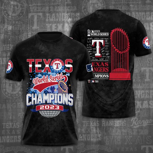 Texas Rangers 3D Apparel - NGHIAVT 0916