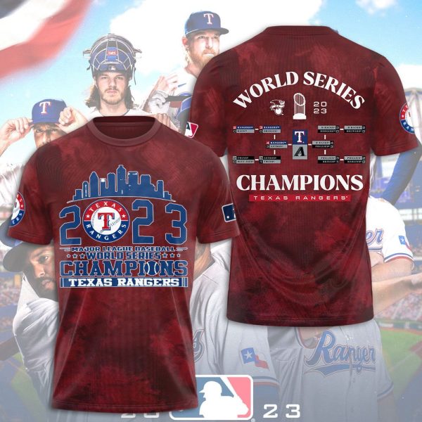 Texas Rangers 3D Apparel - NGHIAVT 0921