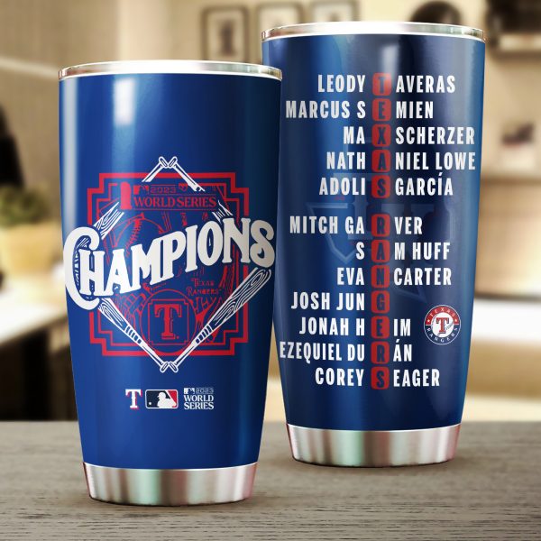 Texas Rangers Tumbler Cup - NGHIAVT 0918