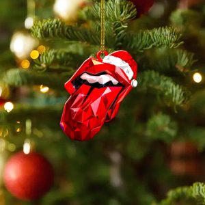 The Rolling Stones Custom Shape 2-sided Acrylic Ornament - MAITM 4933