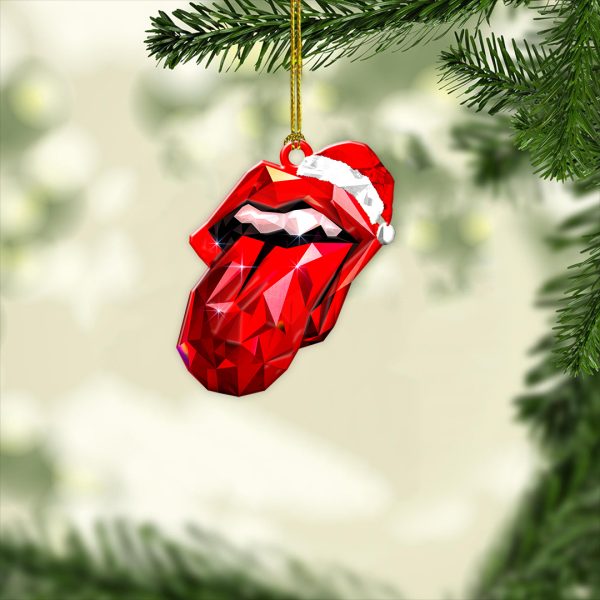 The Rolling Stones Custom Shape 2-sided Acrylic Ornament - MAITM 4933