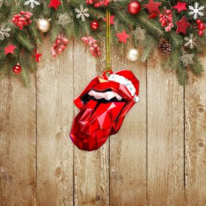 The Rolling Stones Custom Shape 2-sided Acrylic Ornament - MAITM 4933