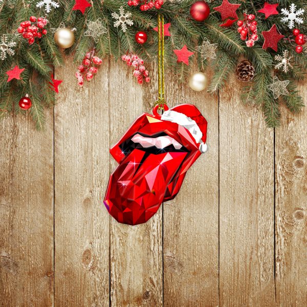 The Rolling Stones Custom Shape 2-sided Acrylic Ornament - MAITM 4933