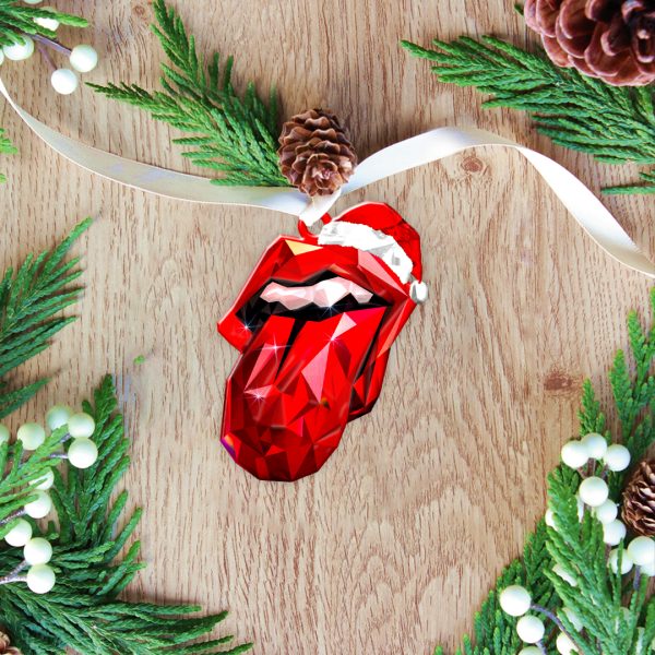 The Rolling Stones Custom Shape 2-sided Acrylic Ornament - MAITM 4933