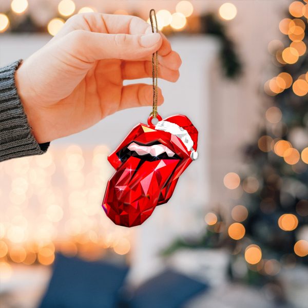 The Rolling Stones Custom Shape 2-sided Acrylic Ornament - MAITM 4933