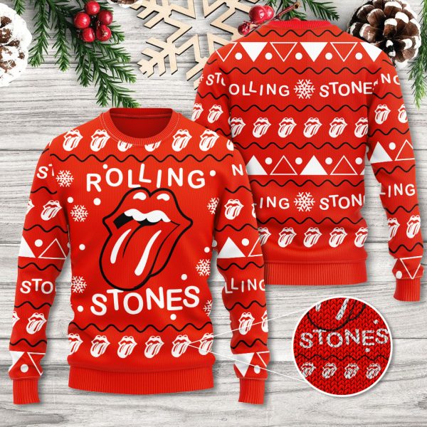 The Rolling Stones 3D Ugly Sweater - TANTN 3078