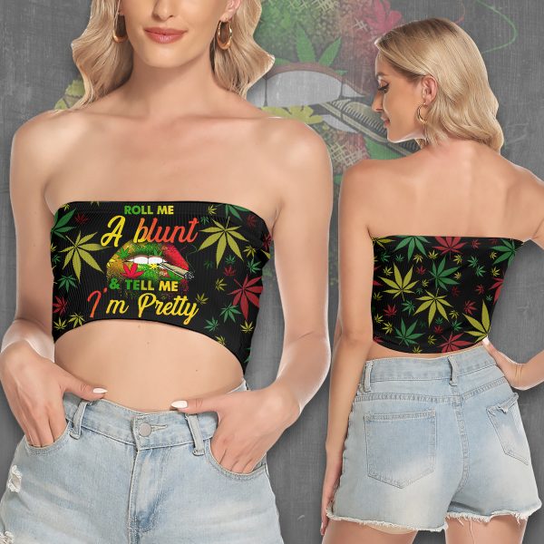 Weed 3D Tube Top - VANDH 1644