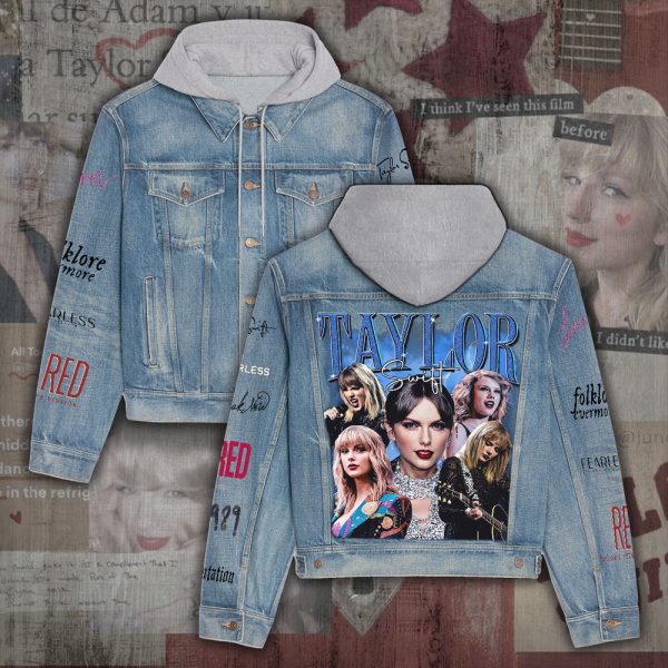 Taylor Swift Women's Denim Hood Jacket - ANHNV 3199