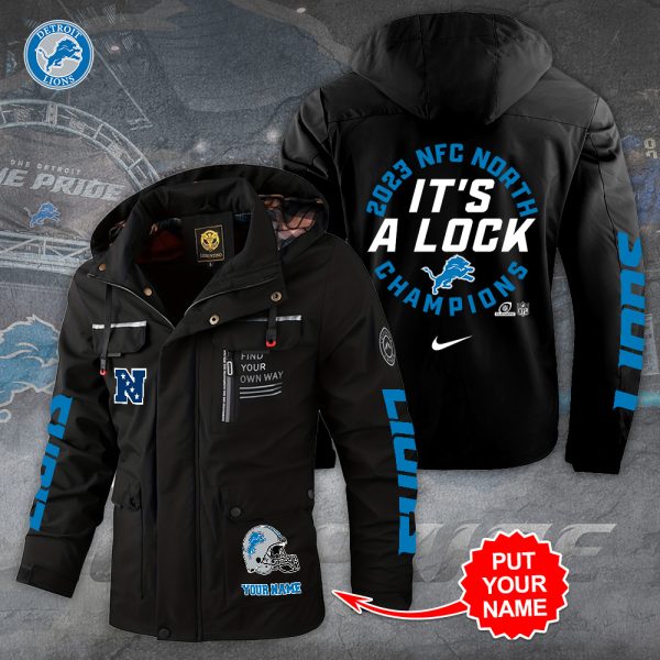 Personalized Detroit Lions 2D Parka Jacket - TANTN 3944