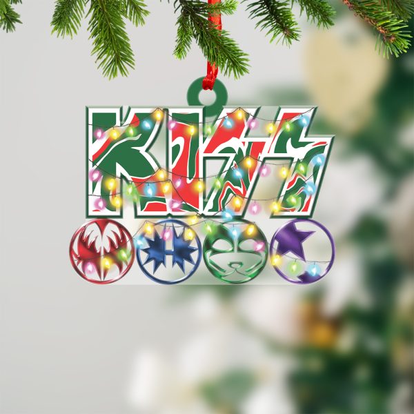 Kiss Band Custom Shape Clear 1-sided Acrylic Ornament - HOATT 3978