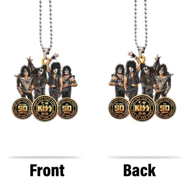 Kiss Band Custom Shape 2-sided Acrylic Car Ornament – MAITM 5170