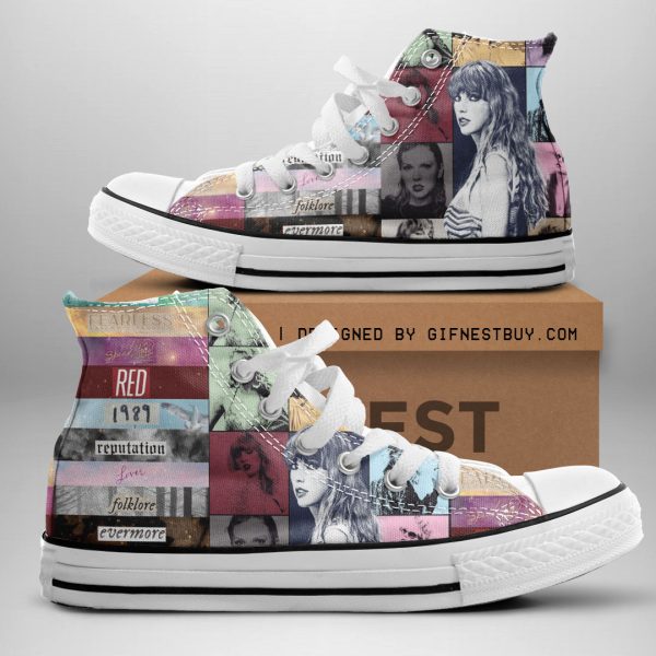 Taylor Swift High Top Canvas Shoes - ANHNV 3365