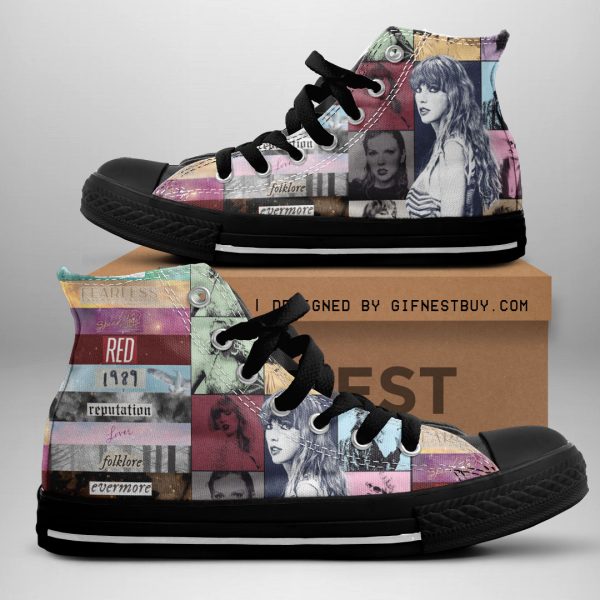 Taylor Swift High Top Canvas Shoes - ANHNV 3365