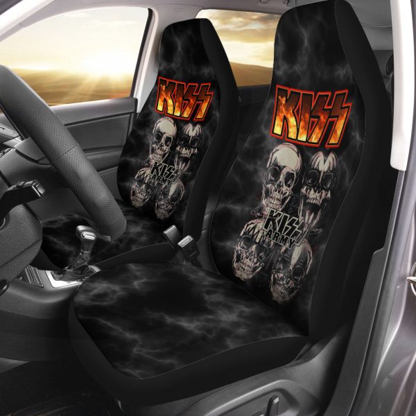 Kiss Band 2PCS Car Seat Cover - ANHNV 3384