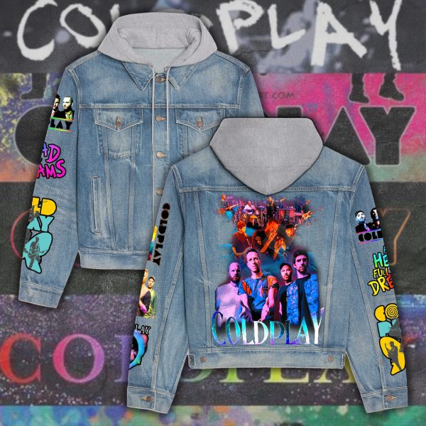 Coldplay Women's Denim Hood Jacket - ANHNV 3397