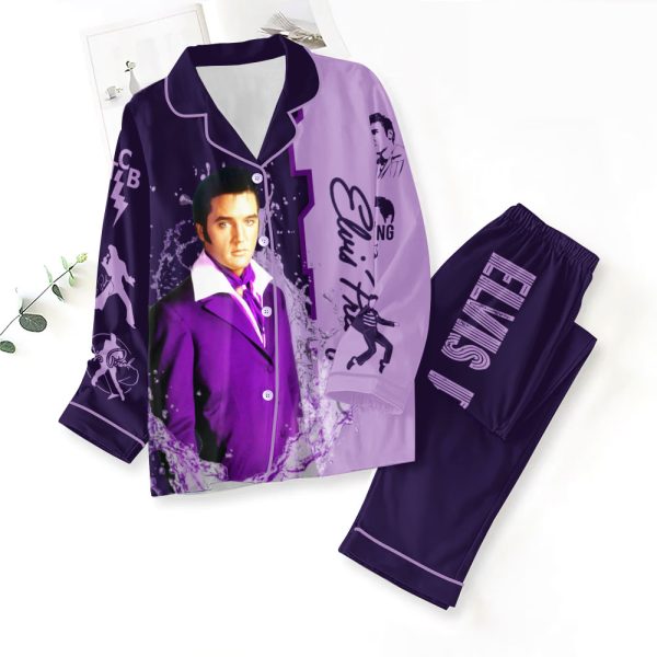 Elvis Presley Button Down Pajamas Set – ANHNV 3406