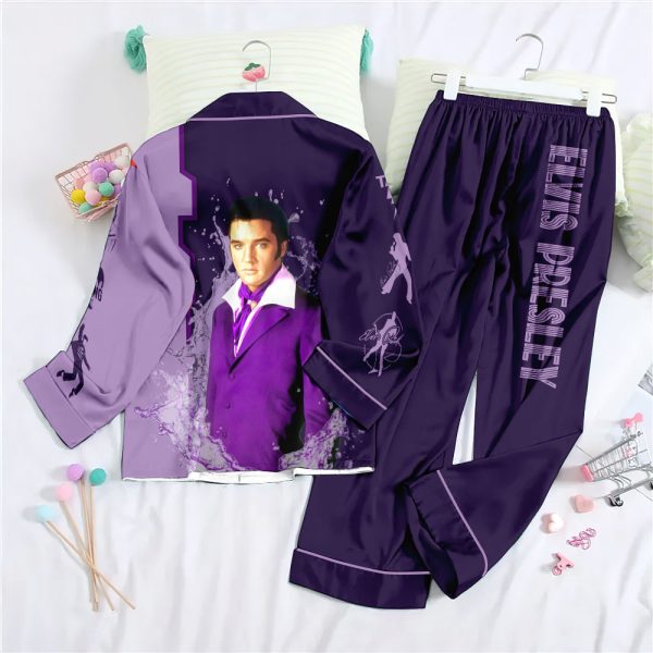 Elvis Presley Button Down Pajamas Set – ANHNV 3406