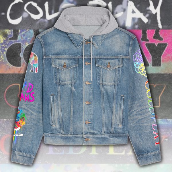 Coldplay Women's Denim Hood Jacket - ANHNV 3409