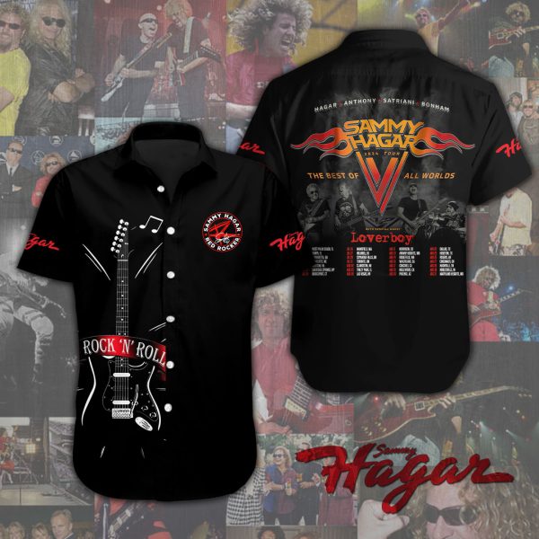 Sammy Hagar Short Sleeve Dress Shirt - ANHNV 3425