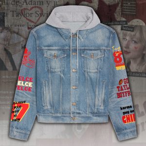 Taylor Swift Women's Denim Hood Jacket - ANHNV 3428