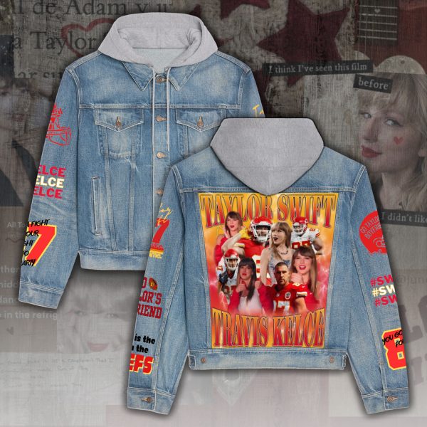 Taylor Swift Women's Denim Hood Jacket - ANHNV 3428