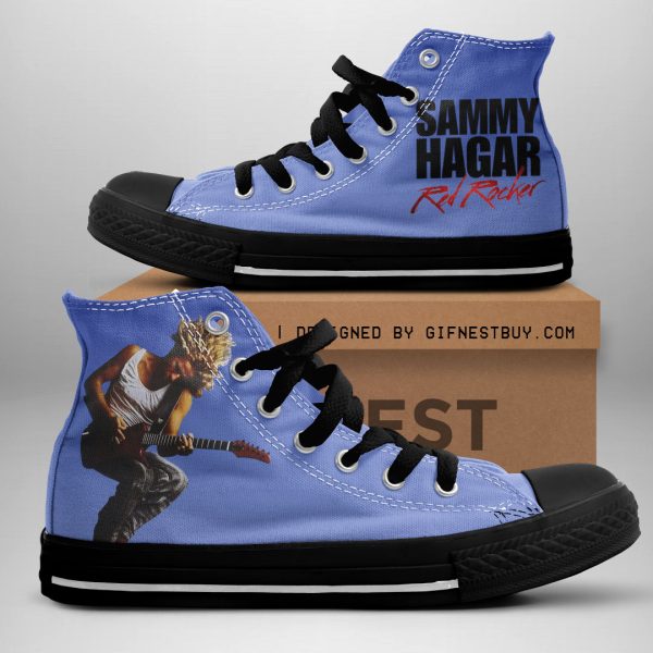 Sammy Hagar High Top Canvas Shoes - ANHNV 3446