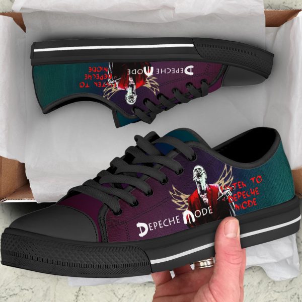 Depeche Mode Low Top Canvas Shoes - ANHNV 3456