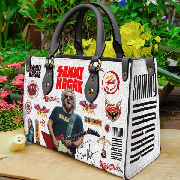 Sammy Hagar Leather HandBag - ANHNV 3461