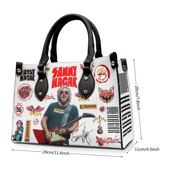 Sammy Hagar Leather HandBag - ANHNV 3461