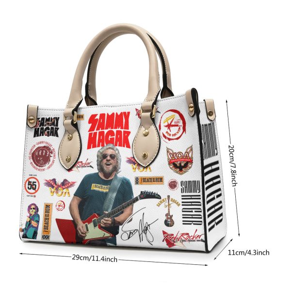 Sammy Hagar Leather HandBag - ANHNV 3461