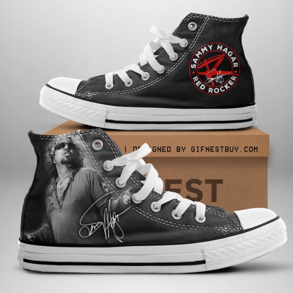 Sammy Hagar High Top Canvas Shoes - ANHNV 3467