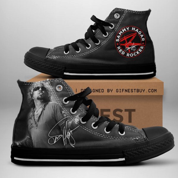 Sammy Hagar High Top Canvas Shoes - ANHNV 3467